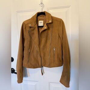 Abercrombie & Fitch Women's Brown Leather Jacket